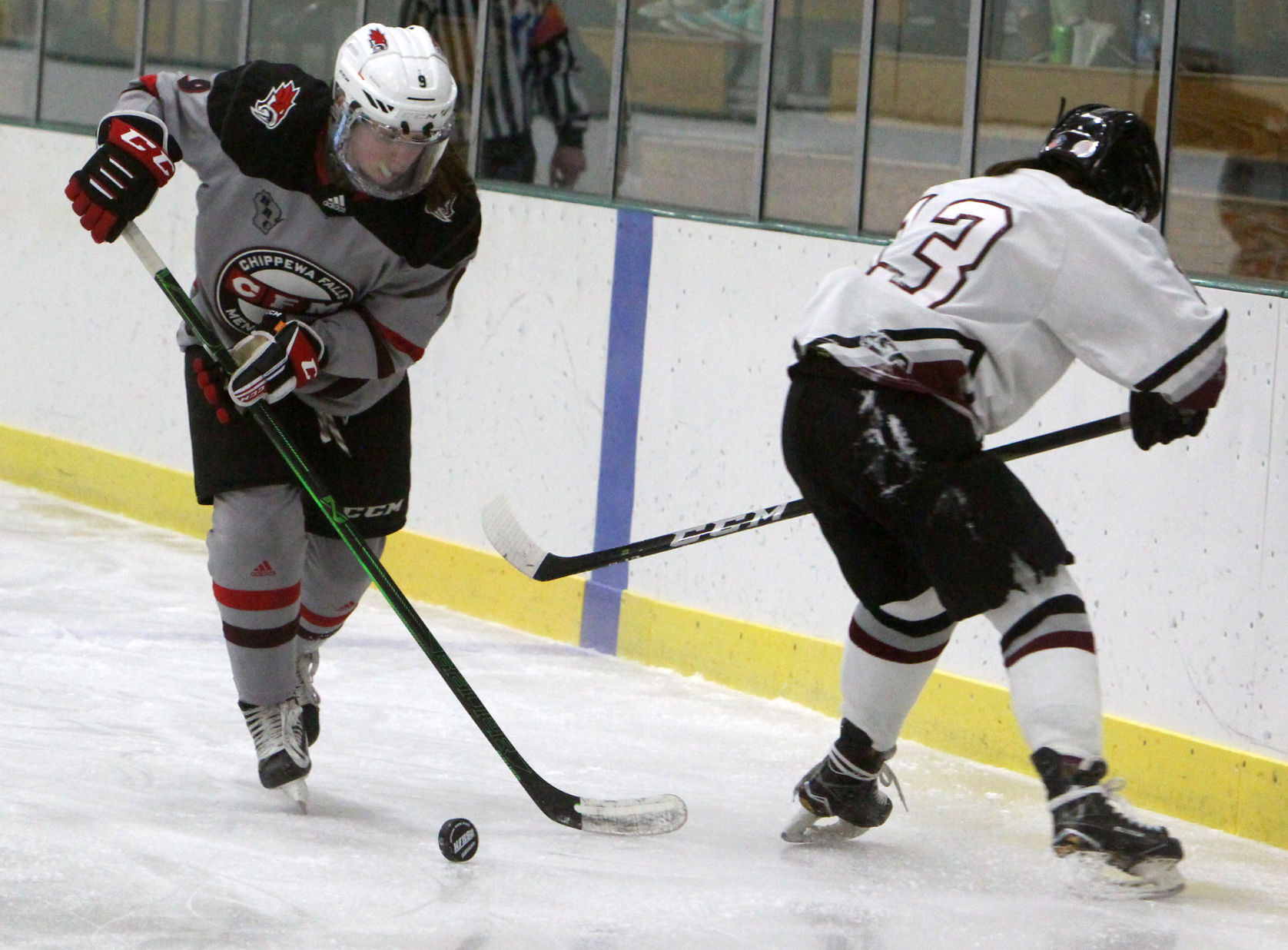 Prep girls hockey state semifinals: Chippewa Falls/Menomonie at Central Wisconsin 2-17-21